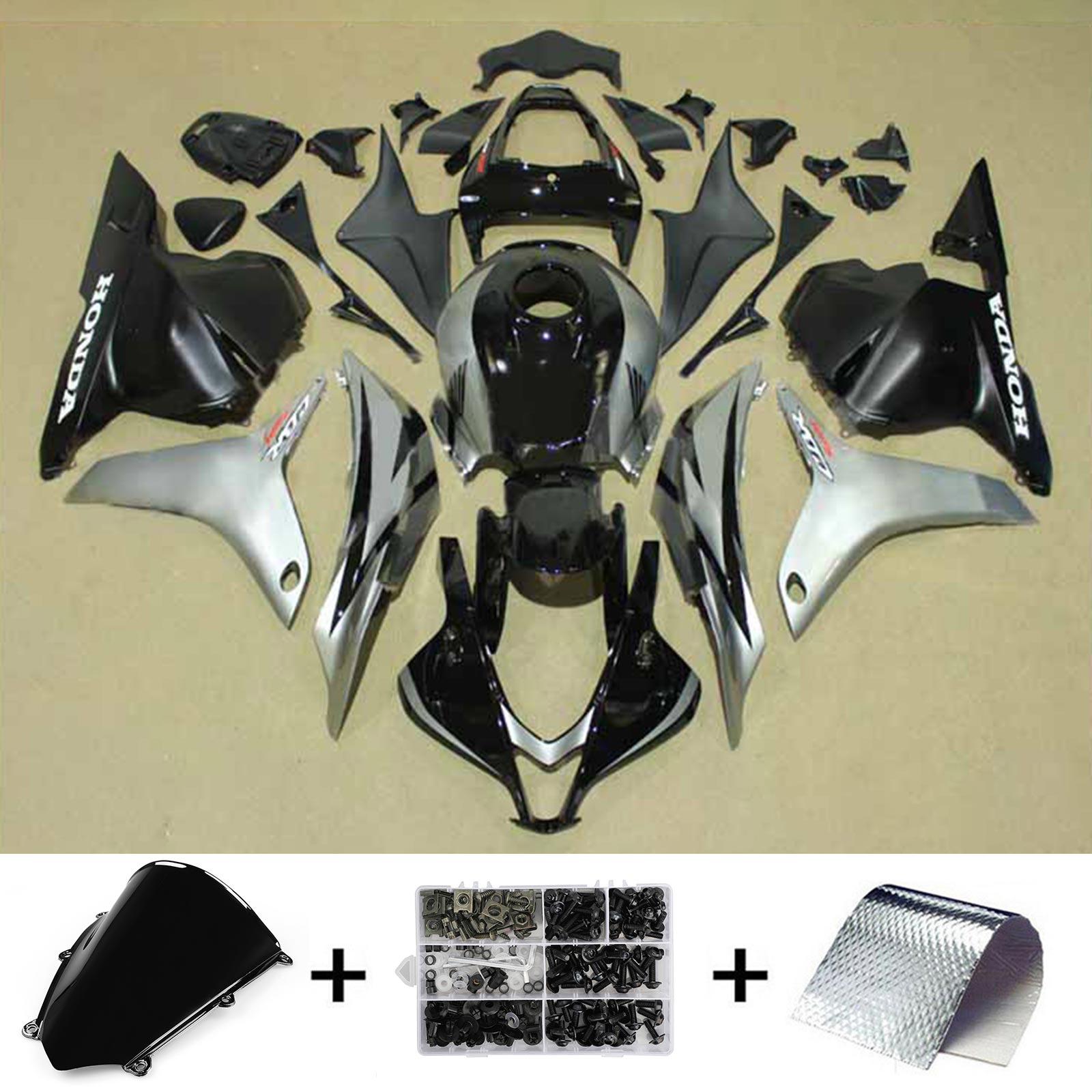 Amotopart Honda CBR600RR 2009-2012 F5 Kit de carenado de carrocería de plástico ABS
