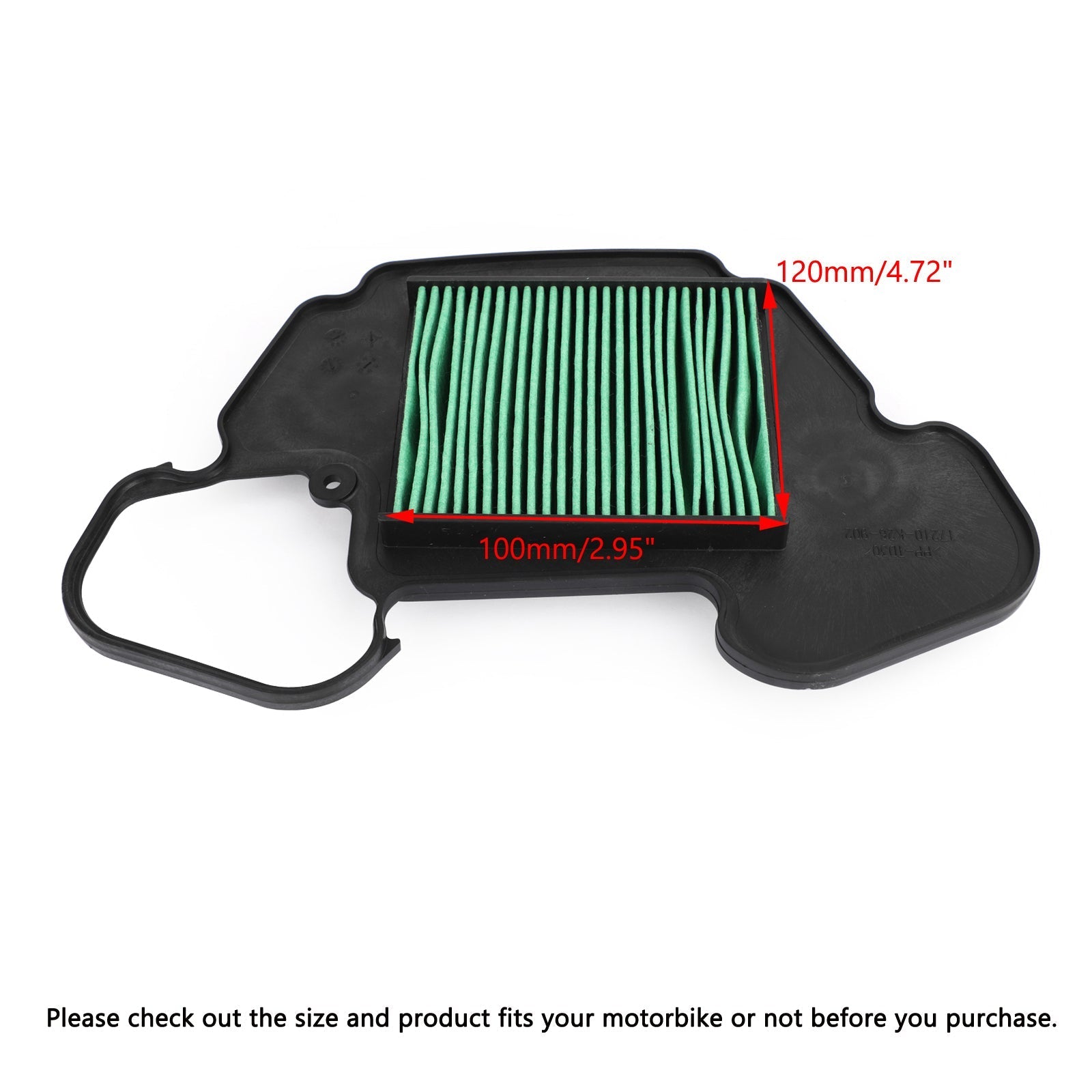 Élément de filtre à air pour Honda MSX125 Grom 125 2013-2019 P/N.17210-K26-900 générique
