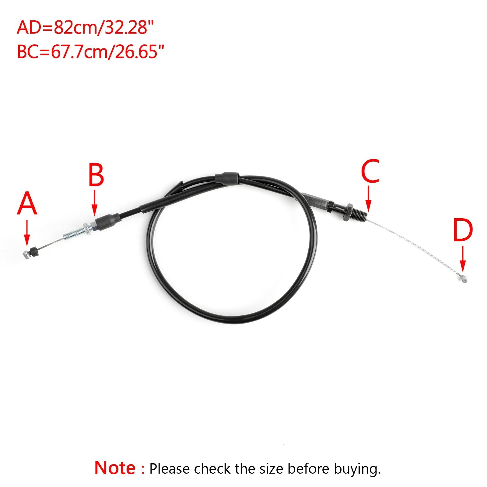 1 pièce ligne de fil de câble d'accélérateur de moto pour Ducati 696 796 1100 générique