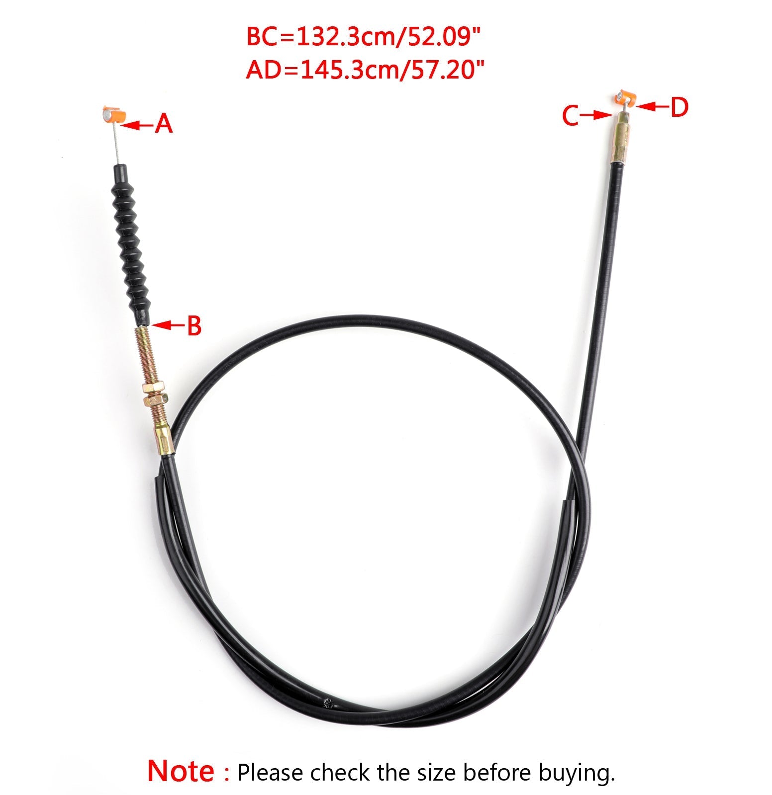 Remplacement de câble d'embrayage en acier de fil de moto pour BMW HP4 K42 S1000RR K46 générique