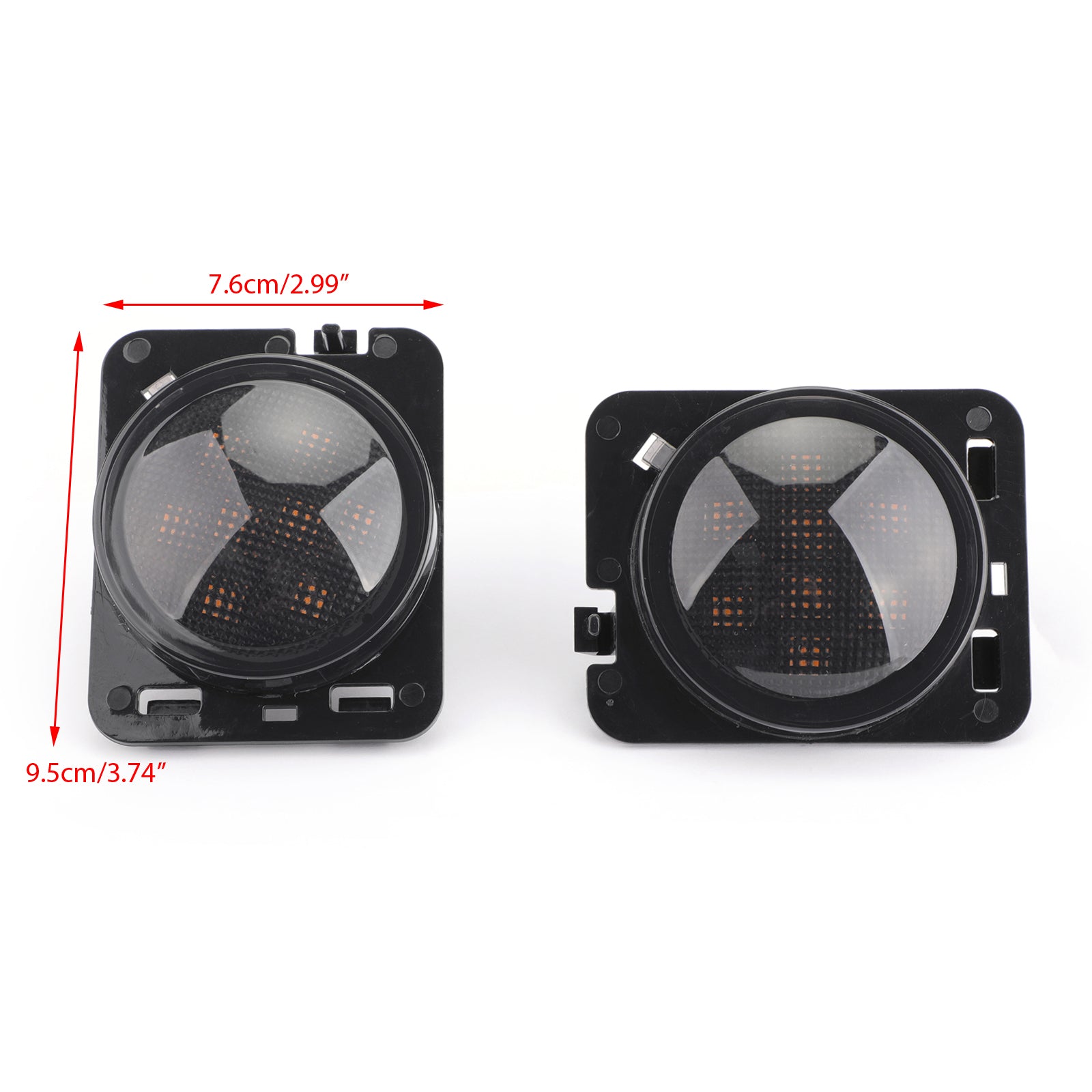 Luce Di Direzione Per Jeep Wrangler JK 2007-2015 - Indicatore Laterale Anteriore Con Lampadine - Foto 13