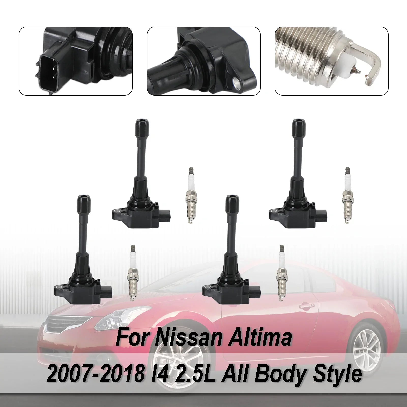 2017-2018 Nissan Rogue l4 2.0L/Sentra l4 1.6L Lot de 4 bobines d'allumage UF549