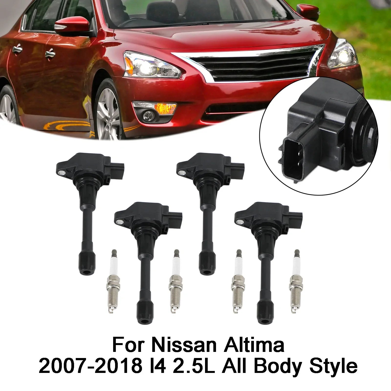 2017-2018 Nissan Rogue l4 2.0L/Sentra l4 1.6L Lot de 4 bobines d'allumage UF549