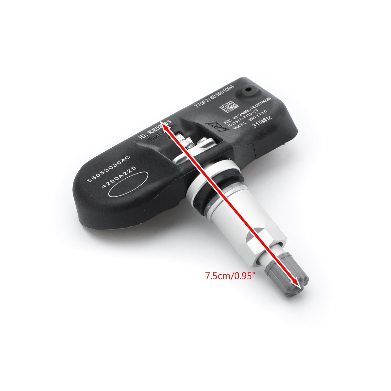 4 de Set 56053030AC Sensor de presión de neumáticos TPMS 315Mhz para Chrysler Generic