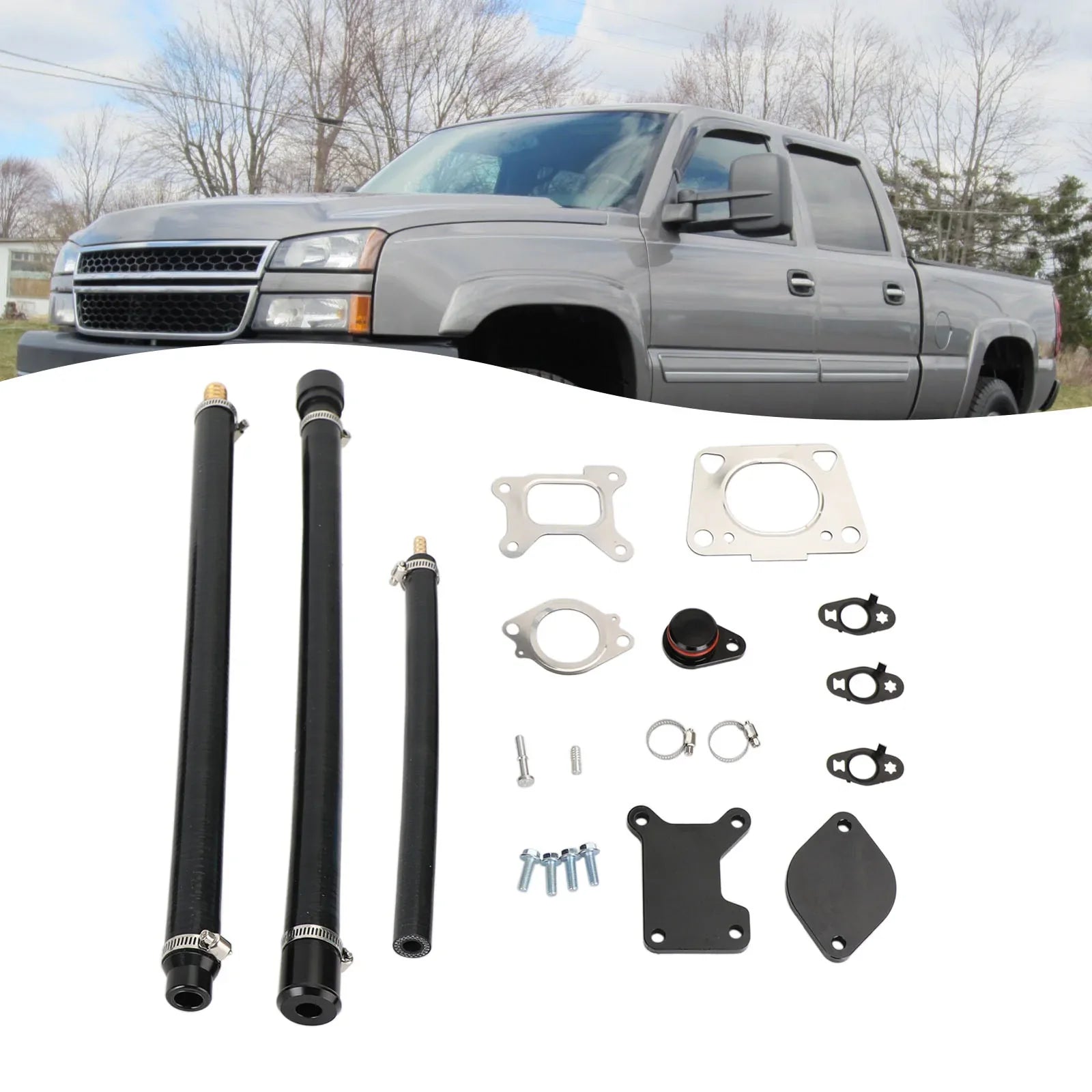 Kit di eliminazione del dispositivo di raffreddamento della valvola EGR per Chevy GMC Duramax Diesel 6.6 L5P 2017-2021