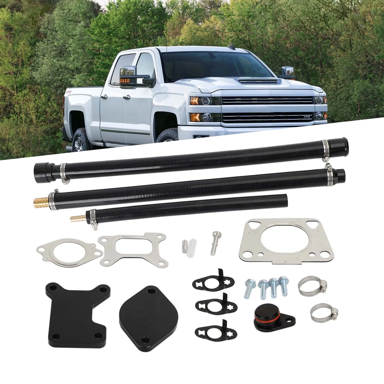 Kit di eliminazione del dispositivo di raffreddamento della valvola EGR per Chevy GMC Duramax Diesel 6.6 L5P 2017-2021