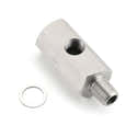 Capteur De Pression D'huile En T – 1/8 BSPT Femelle Vers Mâle Avec Adaptateur De Port NPT Pour Jauge De Ligne D'alimentation Turbo – Acier Inoxydable - 6