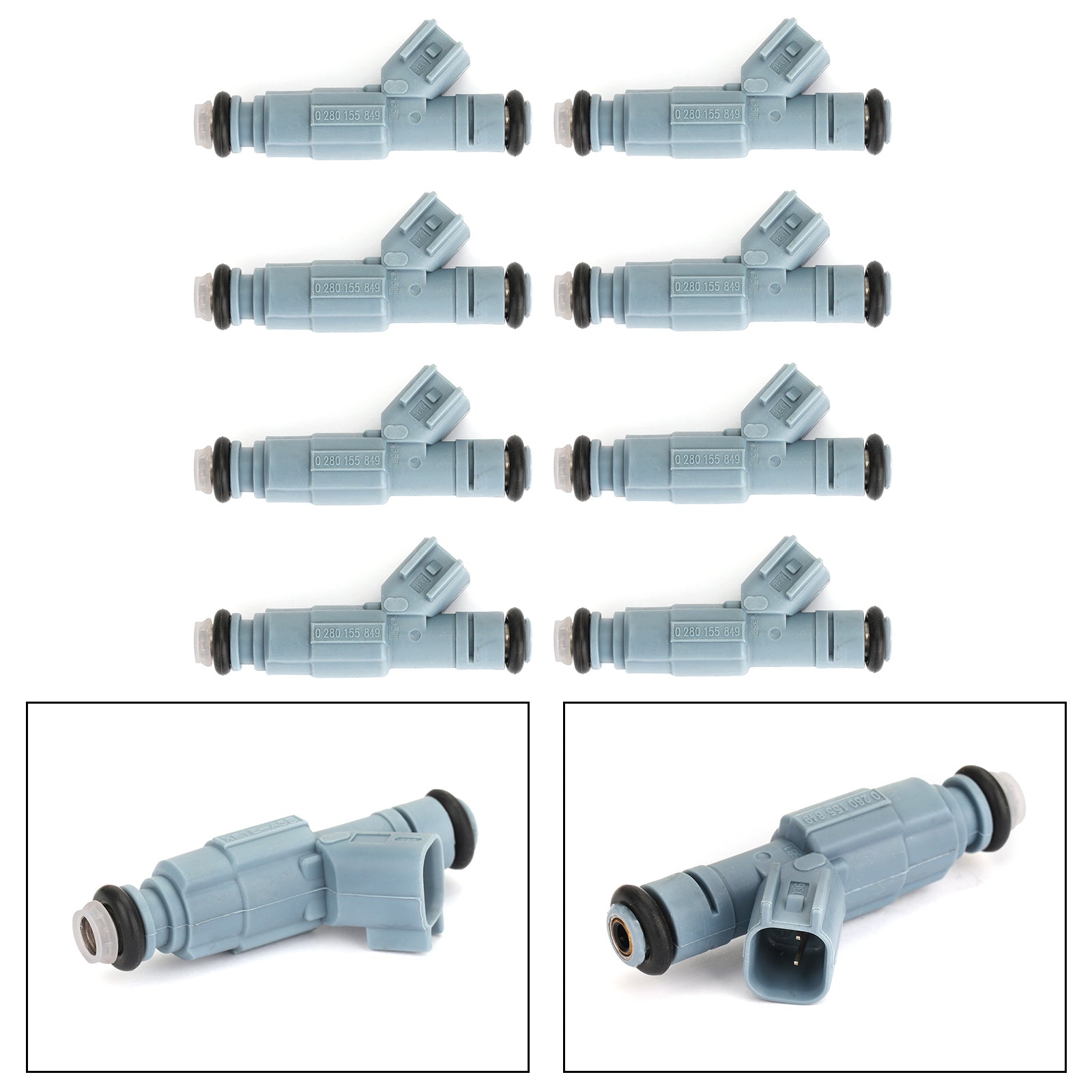 8PCS New Fuel Injectors For Chrysler 4.7L V8 Upgrade 4 Nozzle 0280155849