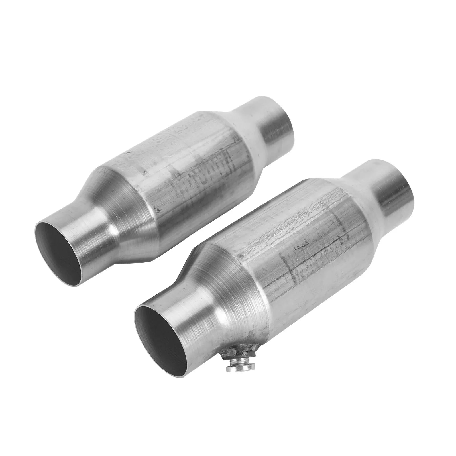 2X 2.5" Convertisseur Catalytique Universel Haut Débit Acier Inoxydable 425250 Générique