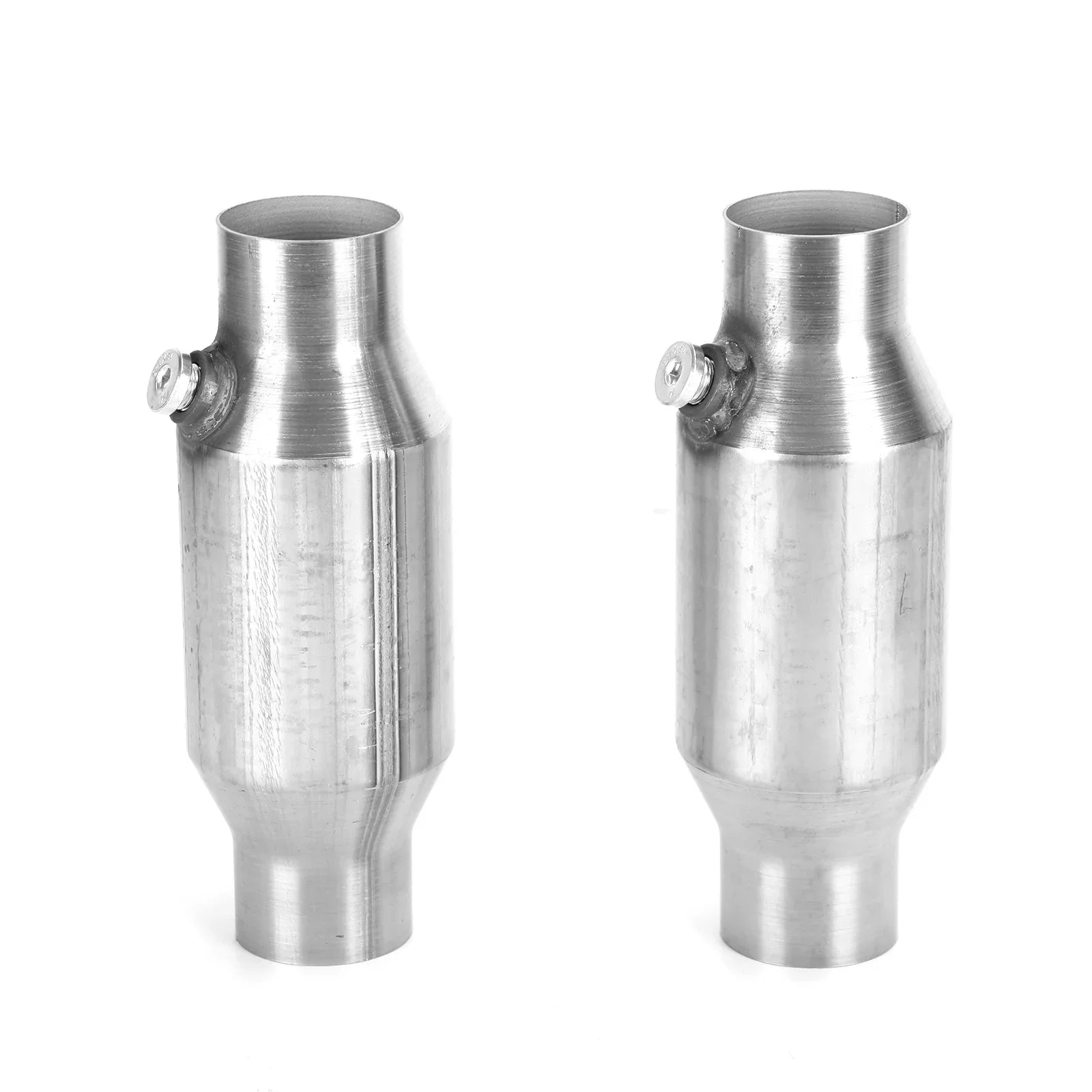 2X 2.5" Convertisseur Catalytique Universel Haut Débit Acier Inoxydable 425250 Générique