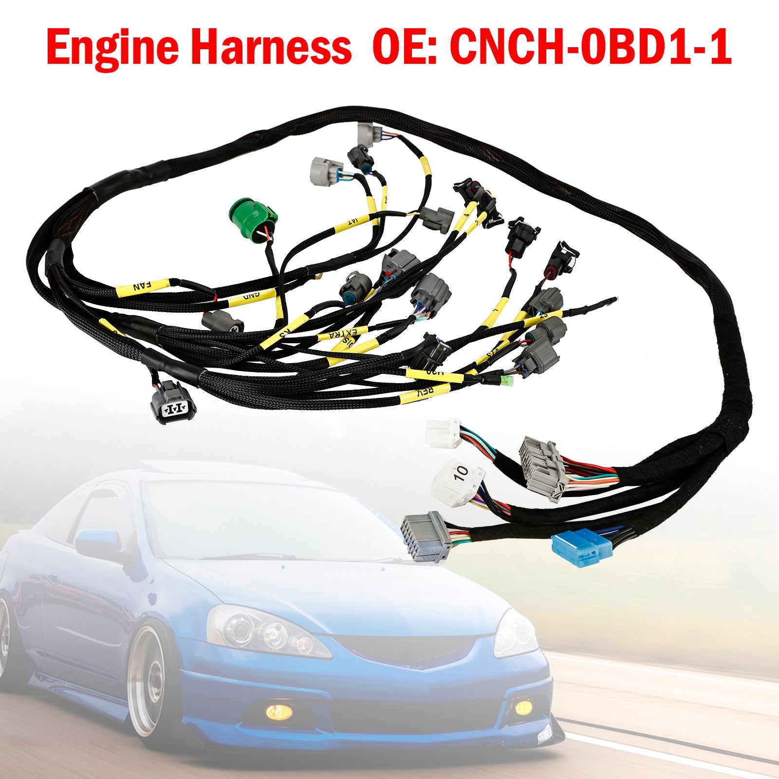 OBD1 Budget D &amp; B-series Faisceau de moteur caché pour Civic Integra B16 B18 D16