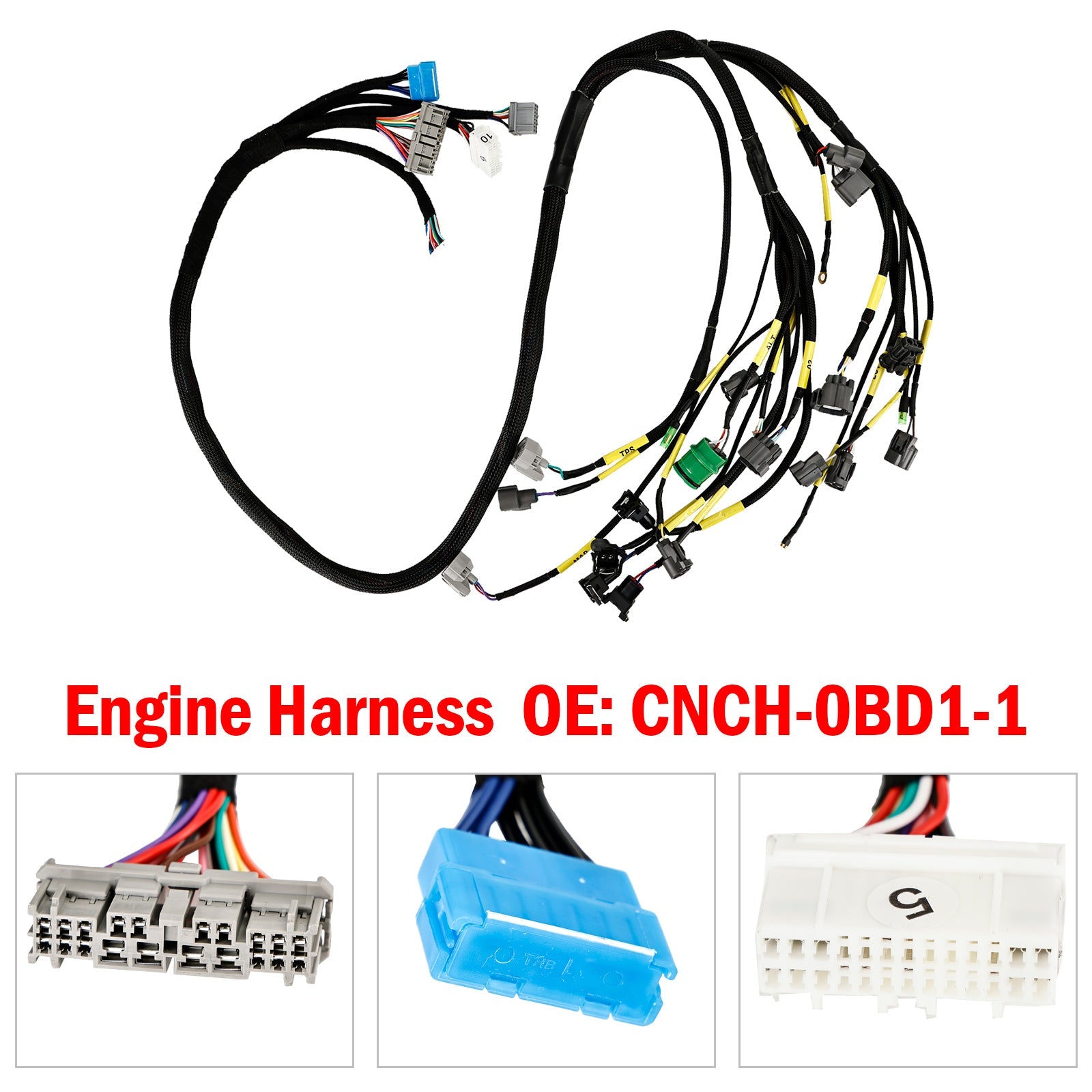 OBD1 Budget D &amp; B-series Faisceau de moteur caché pour Civic Integra B16 B18 D16