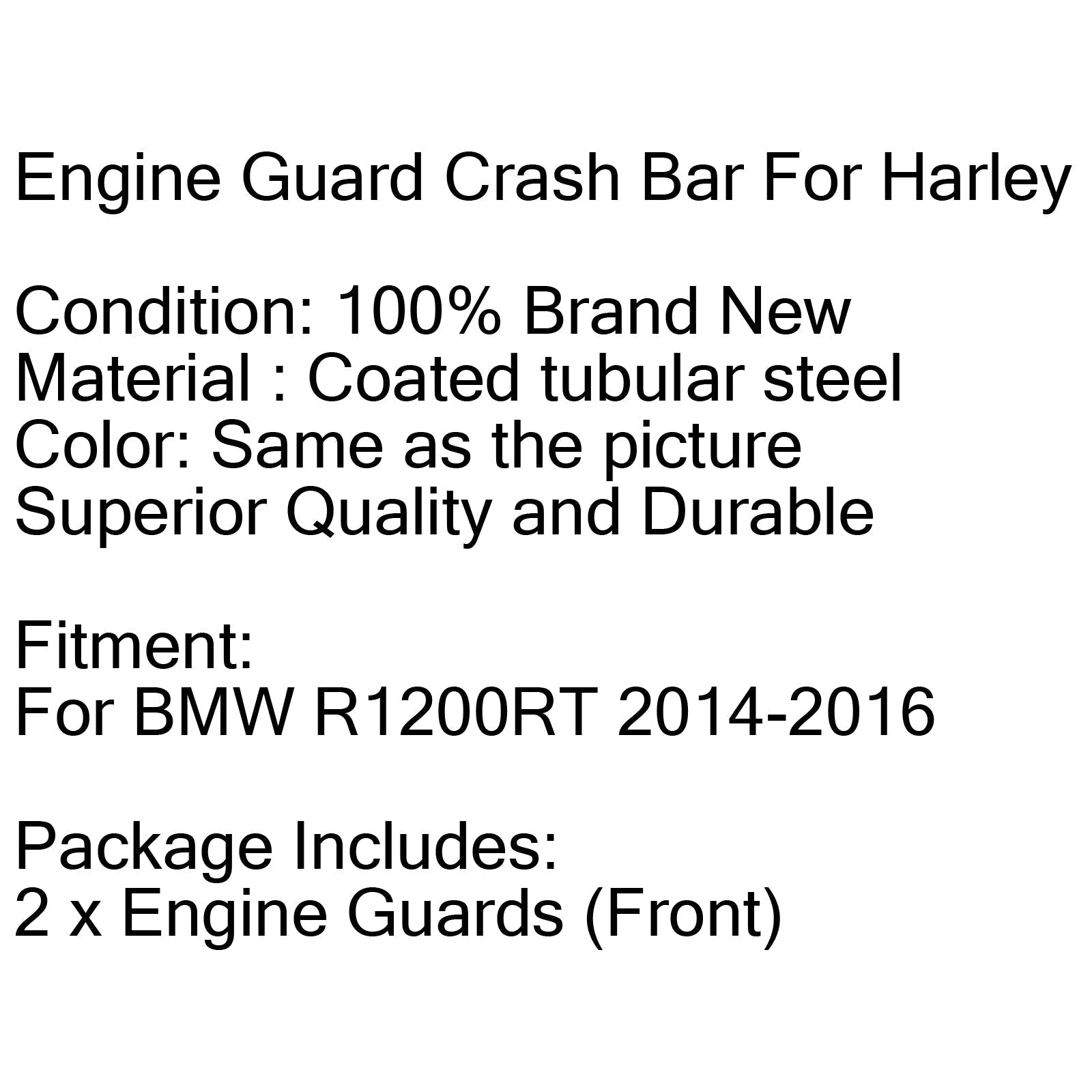 Paraurti anteriore per BMW R 1200 RT R1200RT 2014-2016 generico