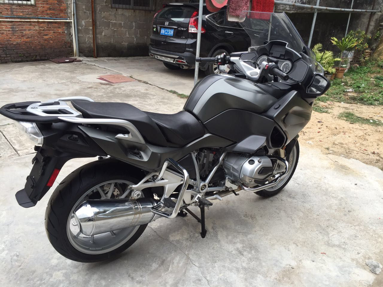 Genérico BMW R 1200 RT R1200RT 2014-2016 Motor Parachoques Trasero