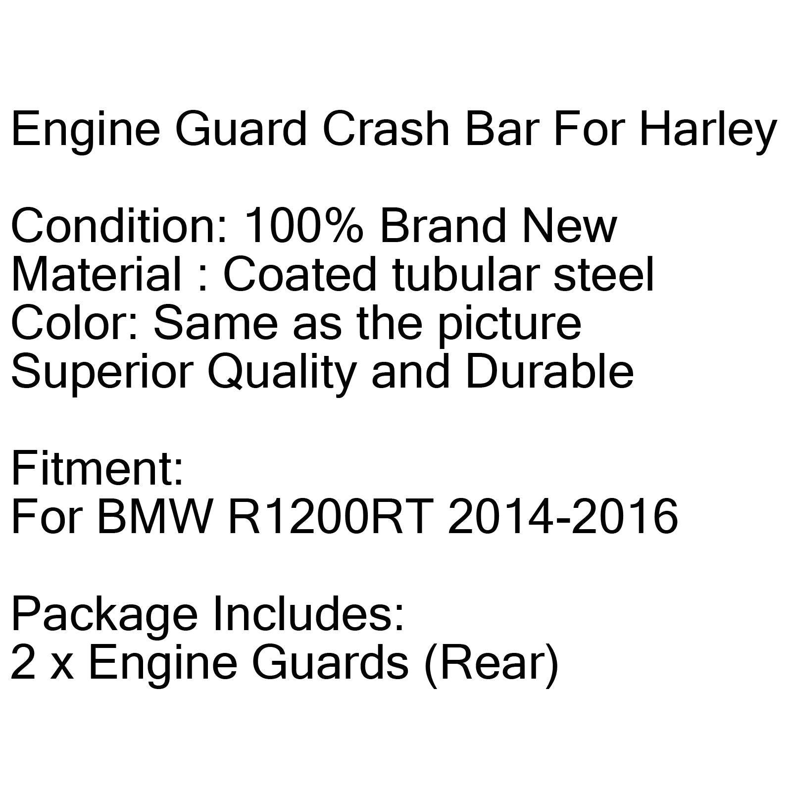Paraurti posteriore motore generico BMW R 1200 RT R1200RT 2014-2016