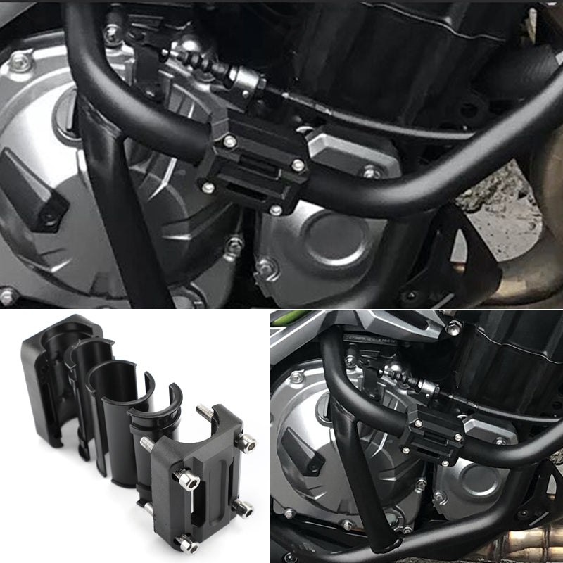 22mm 25mm Protezioni per barre di protezione della barra del telaio del motore del motociclo