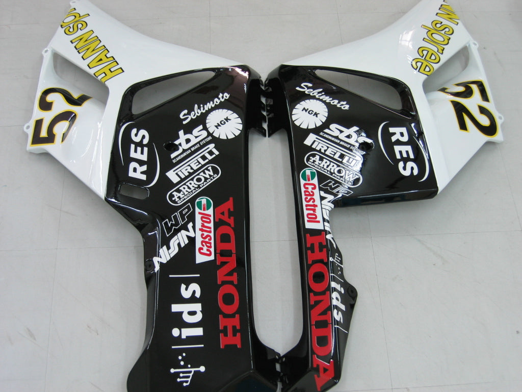 Carénages Amotopart 2004-2005 Honda CBR 1000 RR Blanc Noir Hannspree Generic