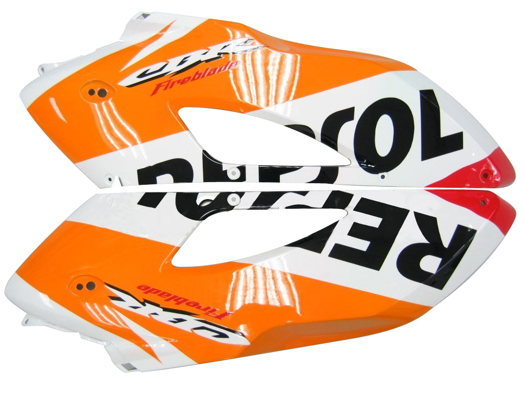 Carénages Amotopart 2004-2005 Honda CBR 1000 RR Blanc Orange Repsol Generic
