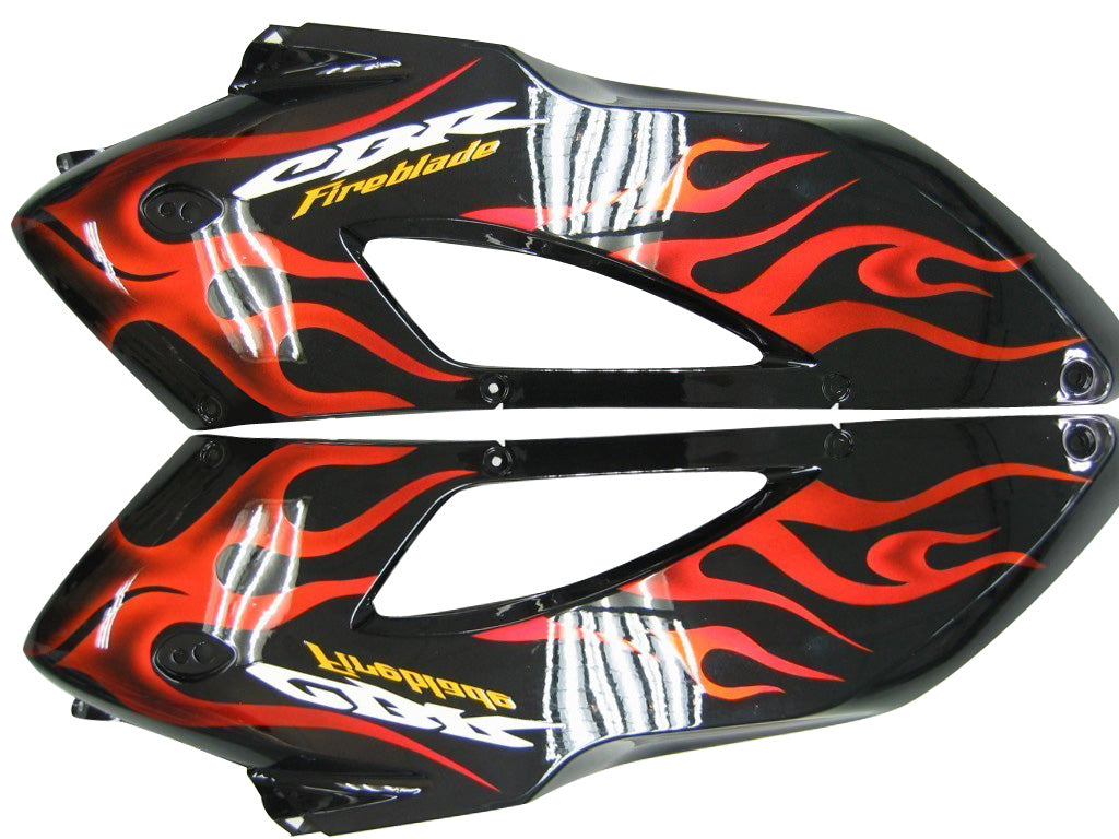 Carene Amotopart 2004-2005 Honda CBR 1000 RR Black &amp; Red Flame Shark Generico