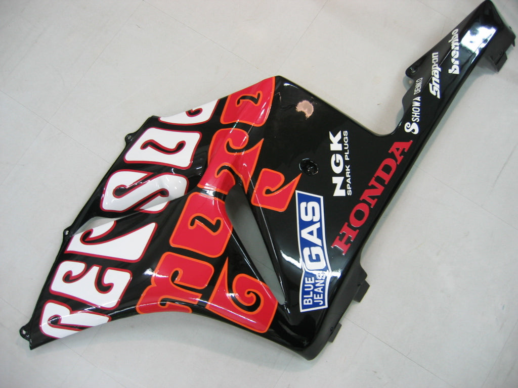 Amotopart Carenados 2004-2005 Honda CBR 1000 RR Negro Verde Valentino Rossi Genérico