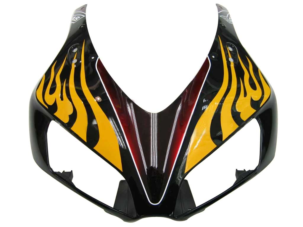 For CBR600RR 2009-2010 Bodywork Fairing Black & Red Flame ABS Injection Molded Plastics Set