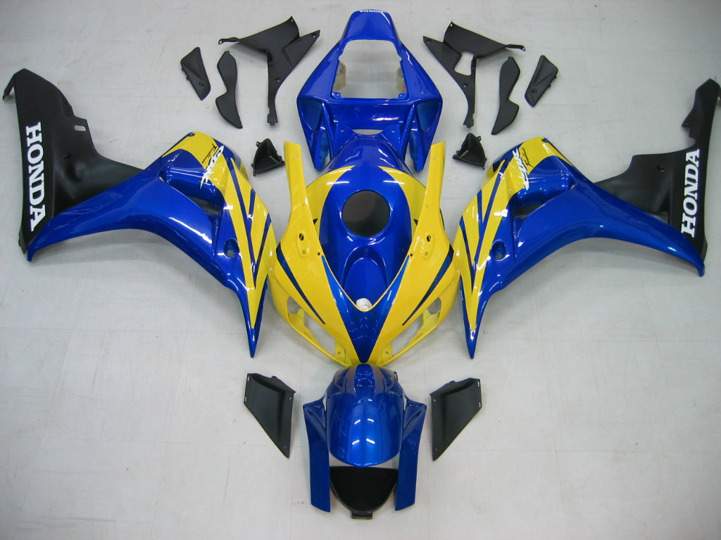 Carénages Amotopart 2006-2007 Honda CBR 1000 RR Bleu Jaune CBR Generic