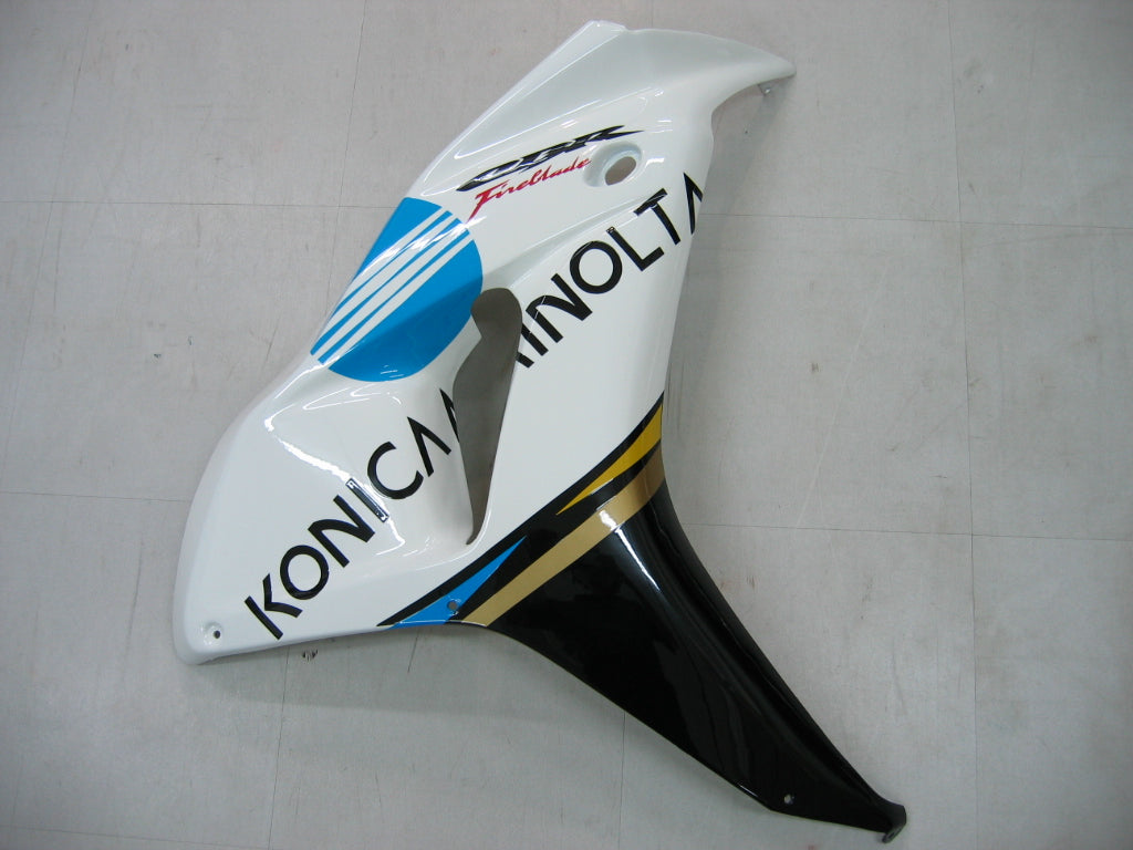 Amotopart Carenados 2006-2007 Honda CBR 1000 RR Blanco Konica Minolta Genérico