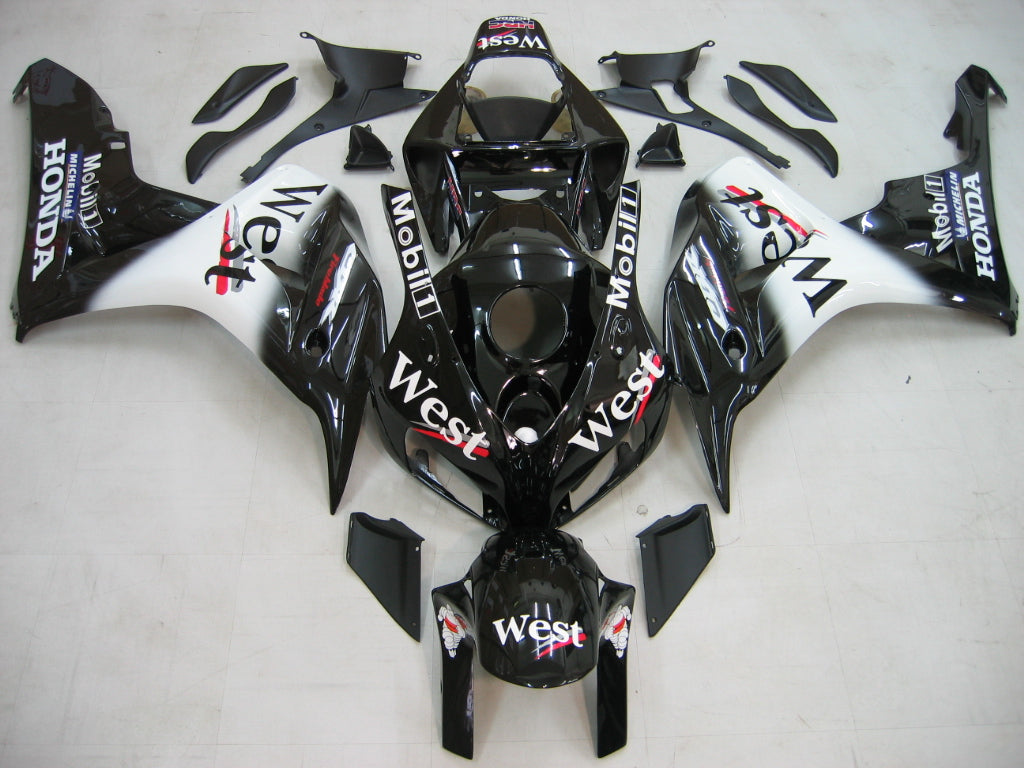 Carénages Amotopart 2006-2007 Honda CBR 1000 RR Black West Generic