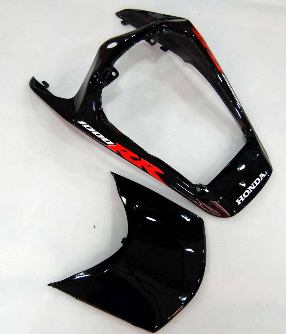 Carenados Amotopart 2008-2011 Honda CBR 1000 RR Black &amp; Cherry Red Flame Generic