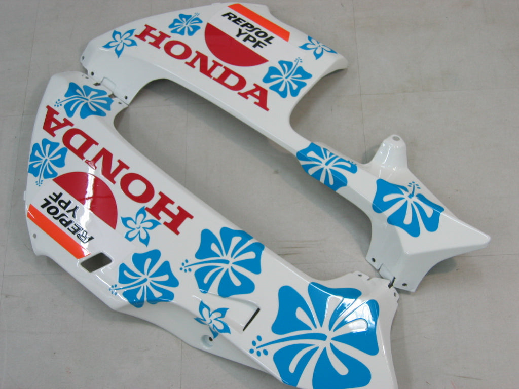 Carénages Amotopart 2005-2006 Honda CBR 600 RR Multicolore Azzurro Floral Generic