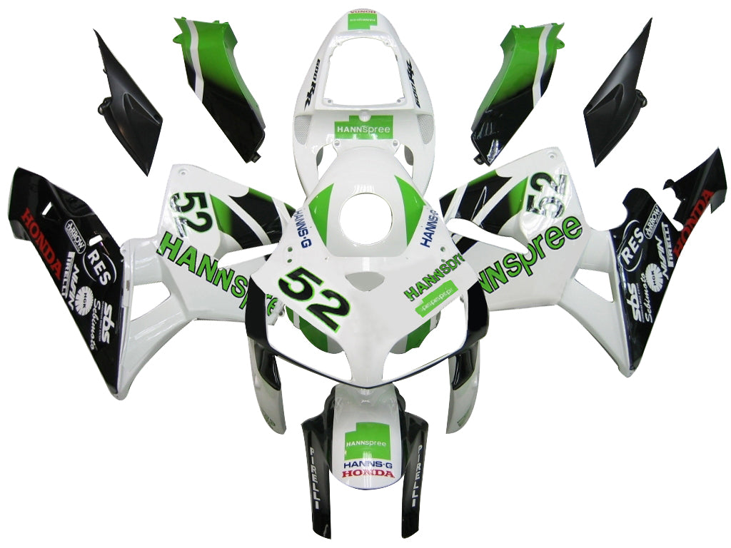 For CBR600RR 2005-2006 Bodywork Fairing White ABS Injection Molded Plastics Set