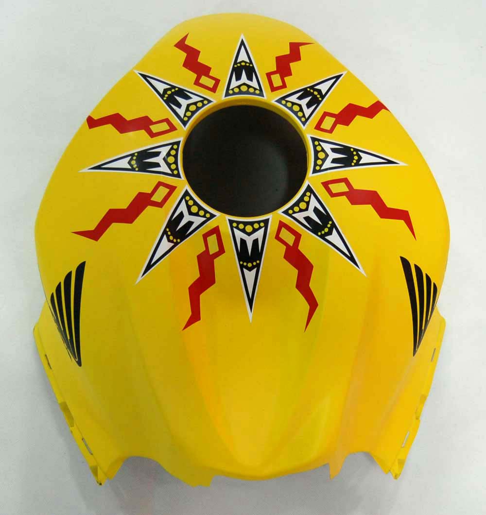 For CBR600RR 2009-2010 Bodywork Fairing Yellow Orange ABS Injection Molded Plastics Set