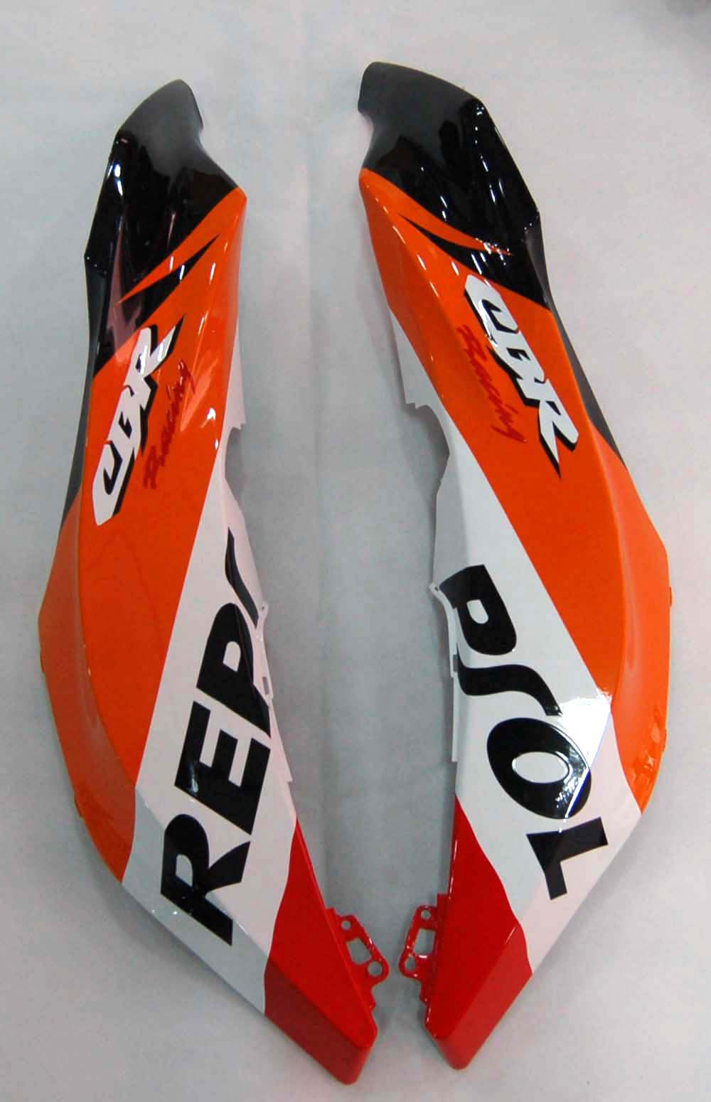 Carene Amotopart 2009-2012 Honda CBR 600 RR Nero &amp; Arancione Repsol Generico