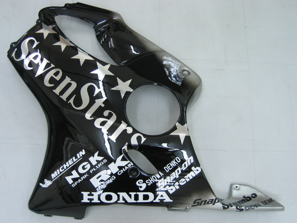 Carénages Amotopart 2001-2003 Honda CBR 600 F4i Noir SevenStars Generic