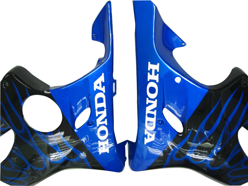 Carene Amotopart 2001-2003 Honda CBR 600 F4i Black &amp; Blue Flame Generic