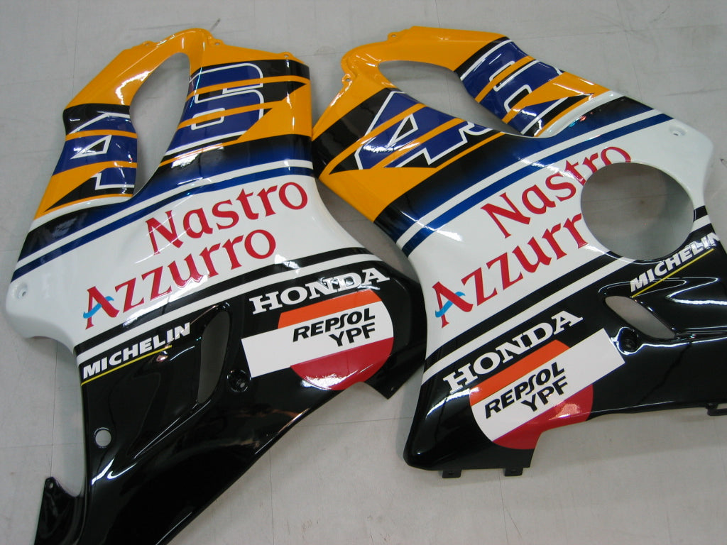 Amotopart Carene 2001-2003 Honda CBR 600 F4i Giallo No.46 Azzurro Generico