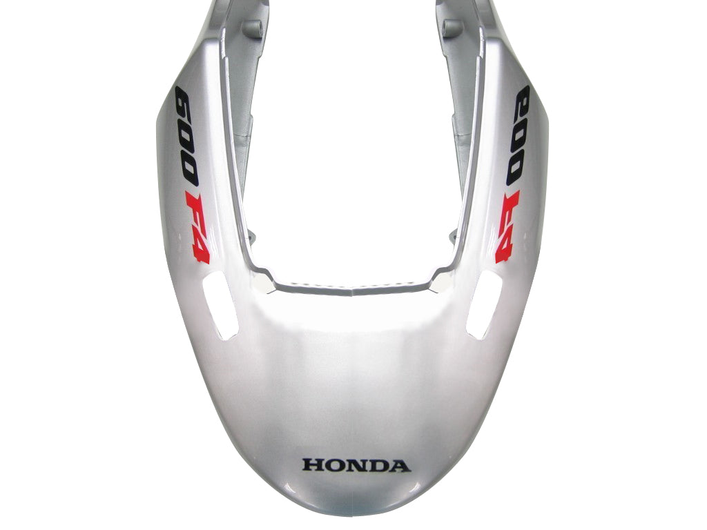 Carénages Amotopart 2004-2007 Honda CBR 600 F4i Silver &amp; White Flame Generic