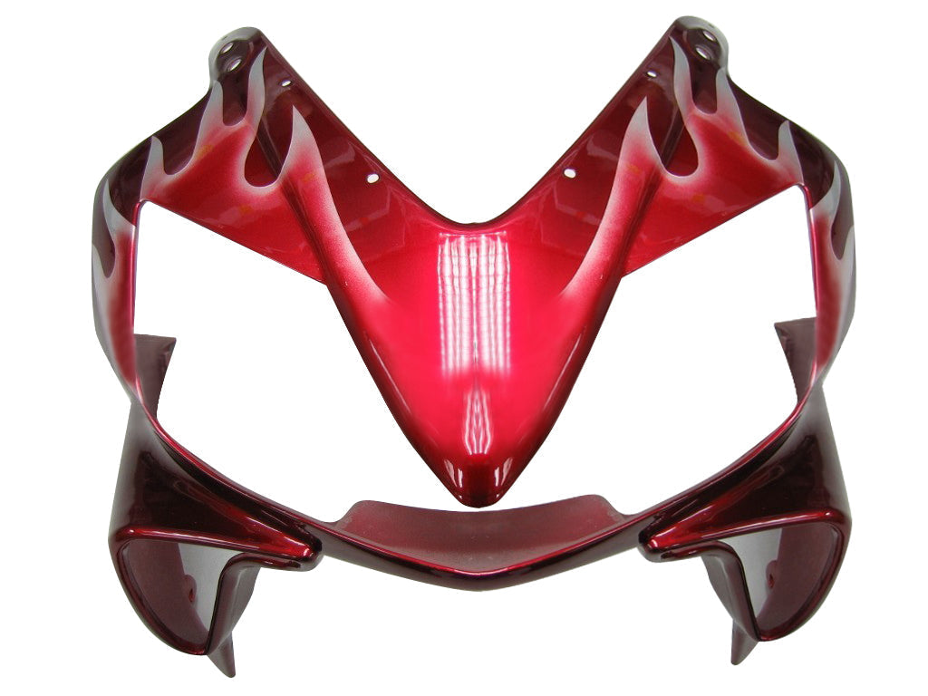 Carénages Amotopart 2004-2007 Honda CBR 600 F4i Cherry Red &amp; White Flame Generic