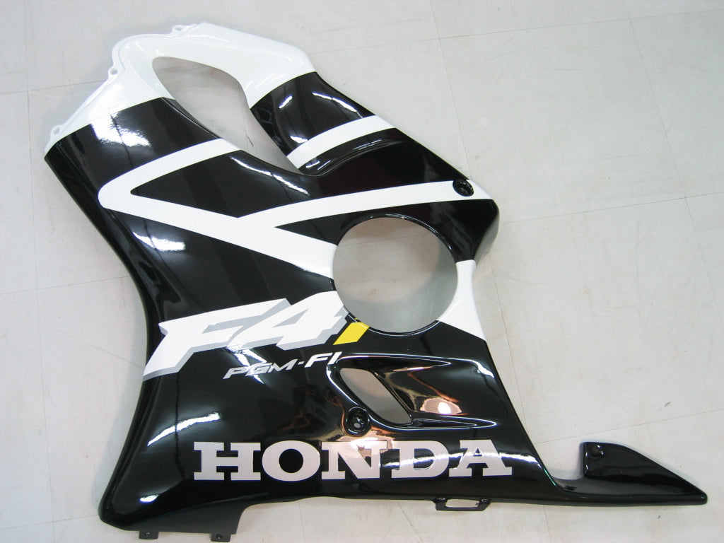 Carénages Amotopart 2004-2007 Honda CBR 600 F4i Noir &amp; Blanc F4i Generic