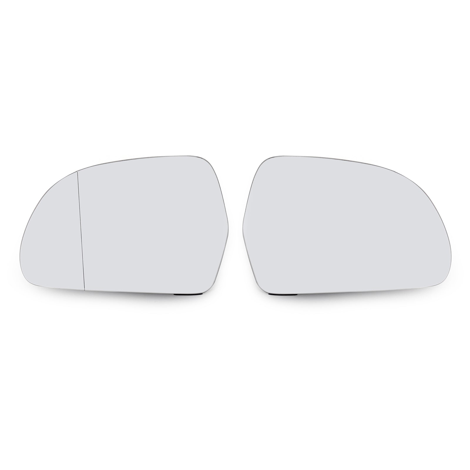 A Pair of L+R Side Rearview Mirror Glass Heated For A3 A4 A5 A6 A8 Q3 OCTAVIA
