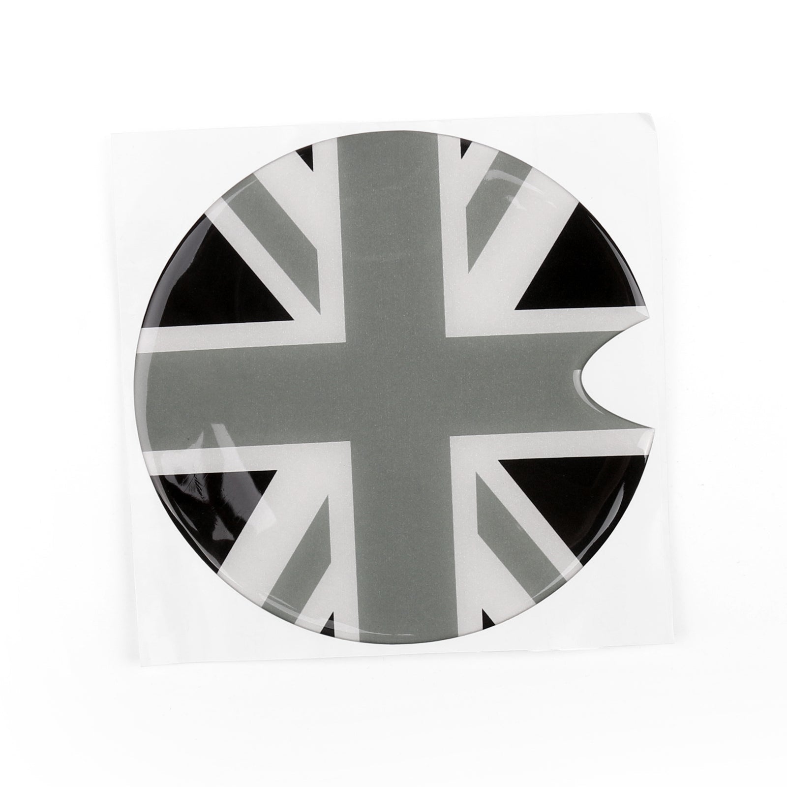 Autocollant en vinyle motif à carreaux drapeau Union Jack UK pour couvercle de bouchon de gaz Mini Cooper générique