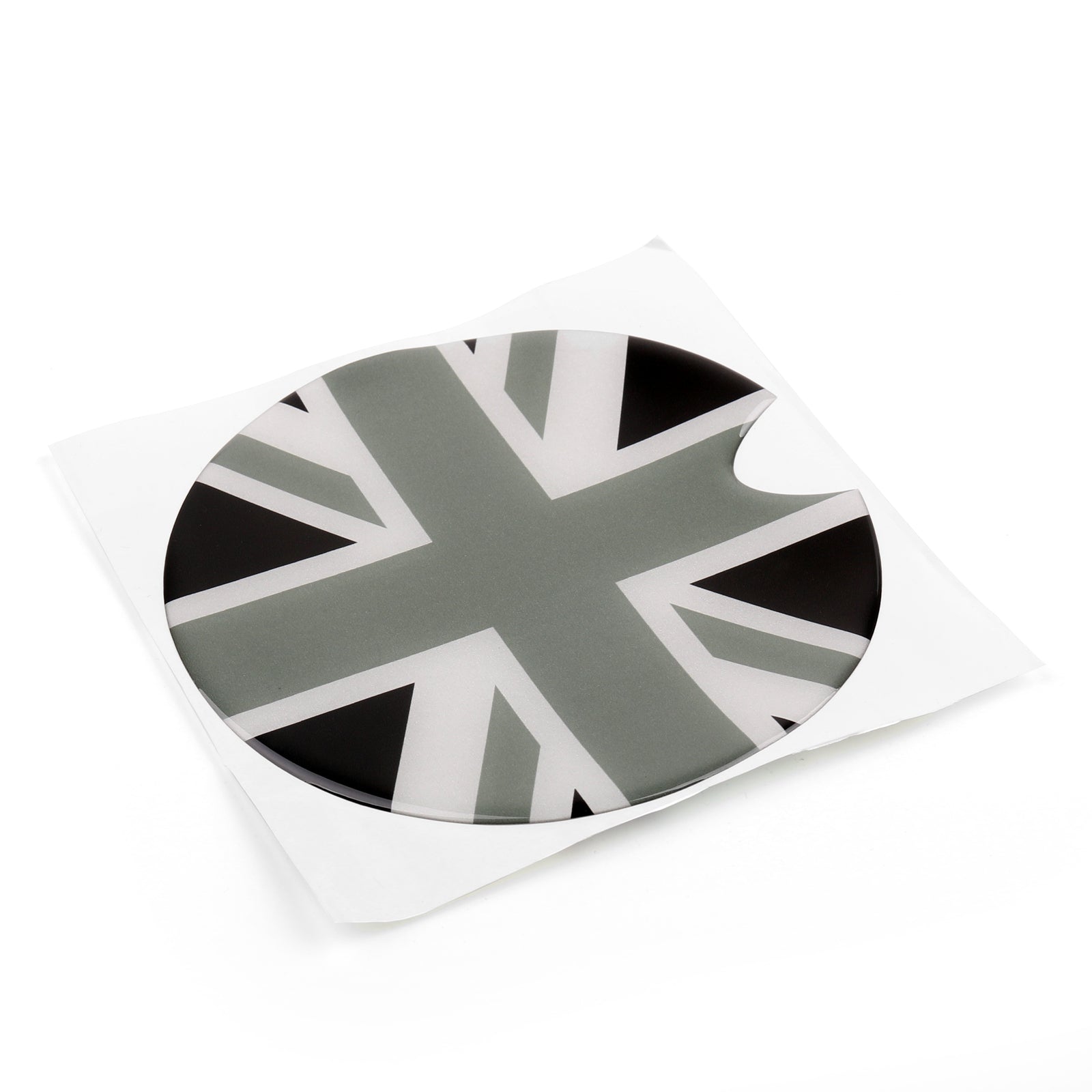 Autocollant en vinyle motif à carreaux drapeau Union Jack UK pour couvercle de bouchon de gaz Mini Cooper générique