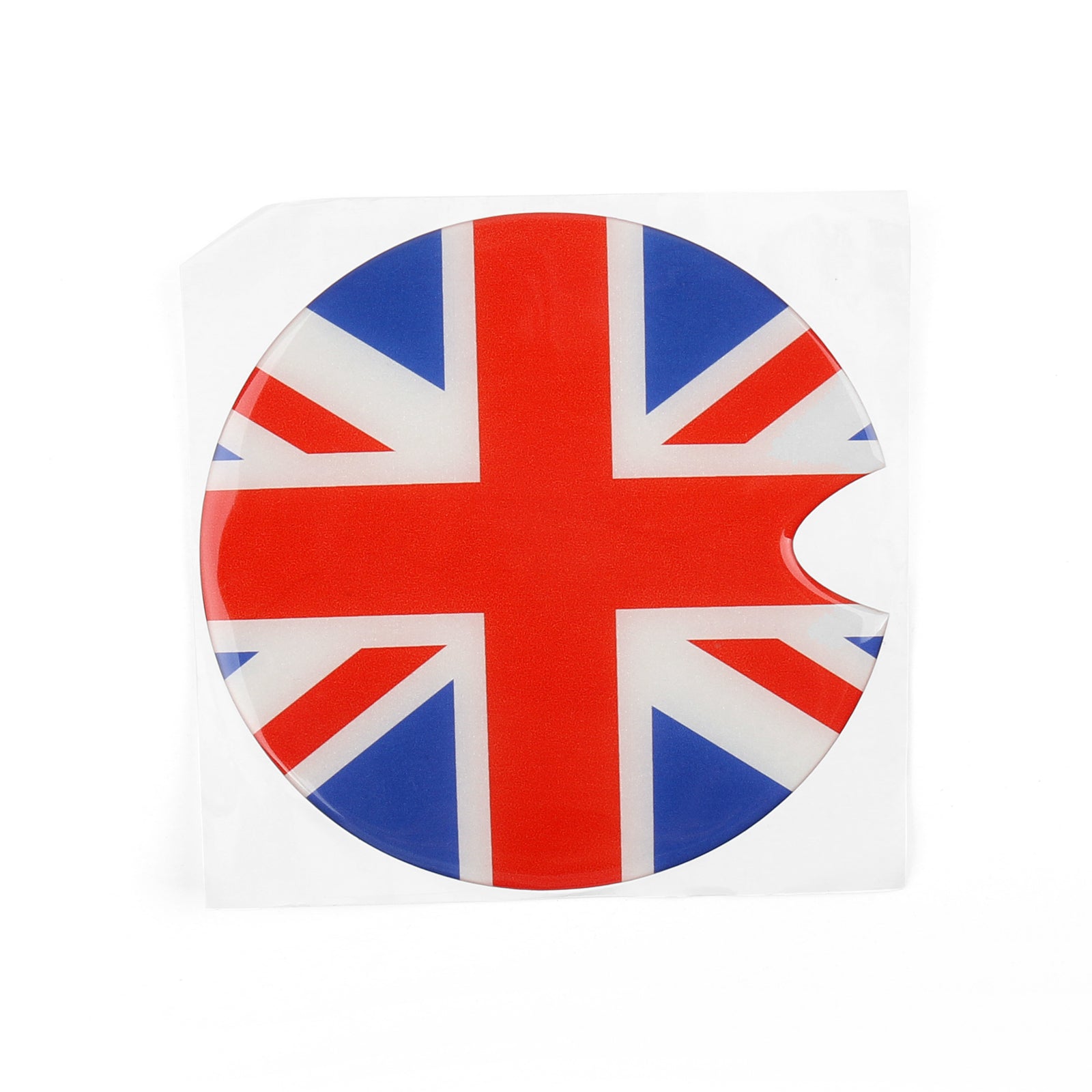 Autocollant en vinyle motif à carreaux drapeau Union Jack UK pour couvercle de bouchon de gaz Mini Cooper générique