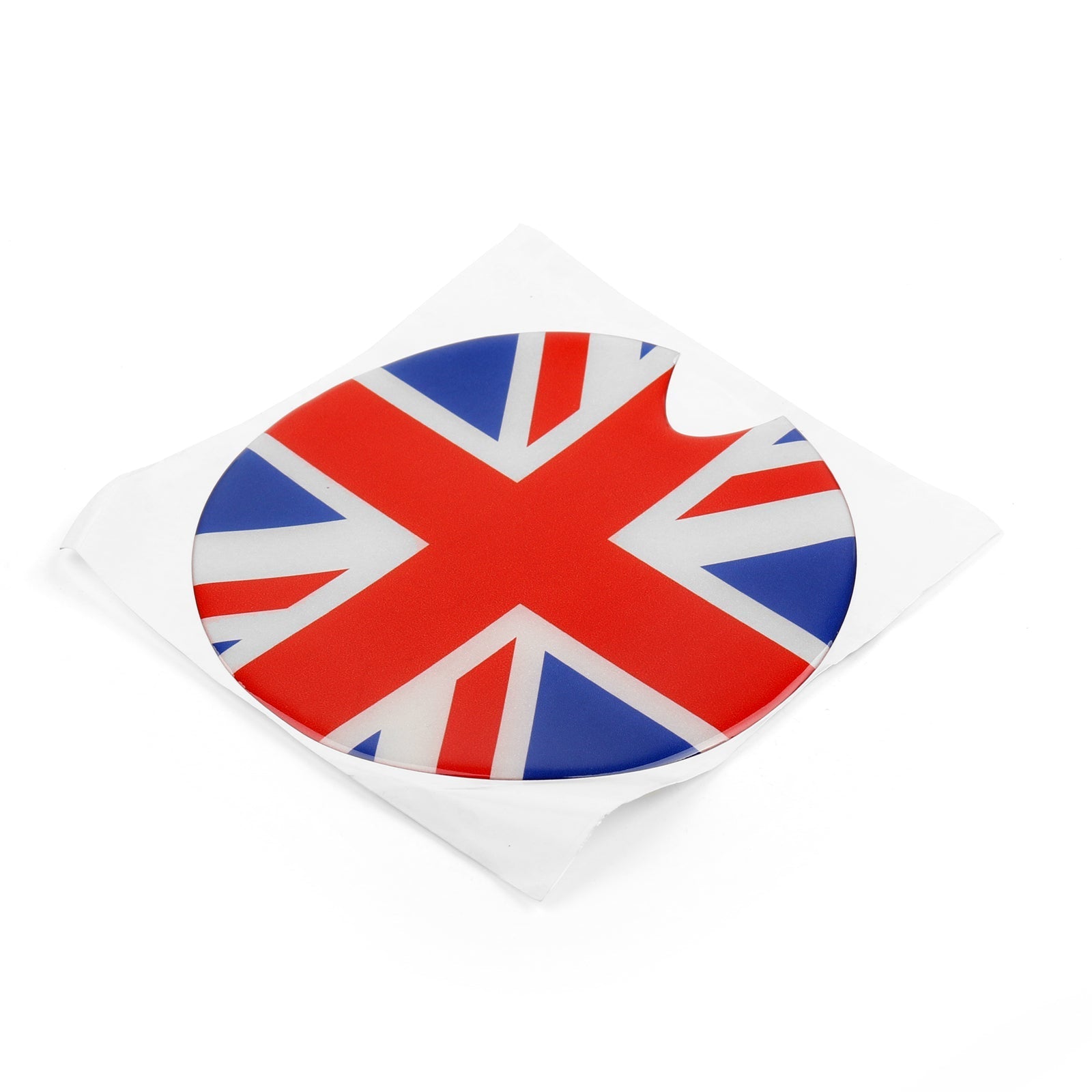 Autocollant en vinyle motif à carreaux drapeau Union Jack UK pour couvercle de bouchon de gaz Mini Cooper générique