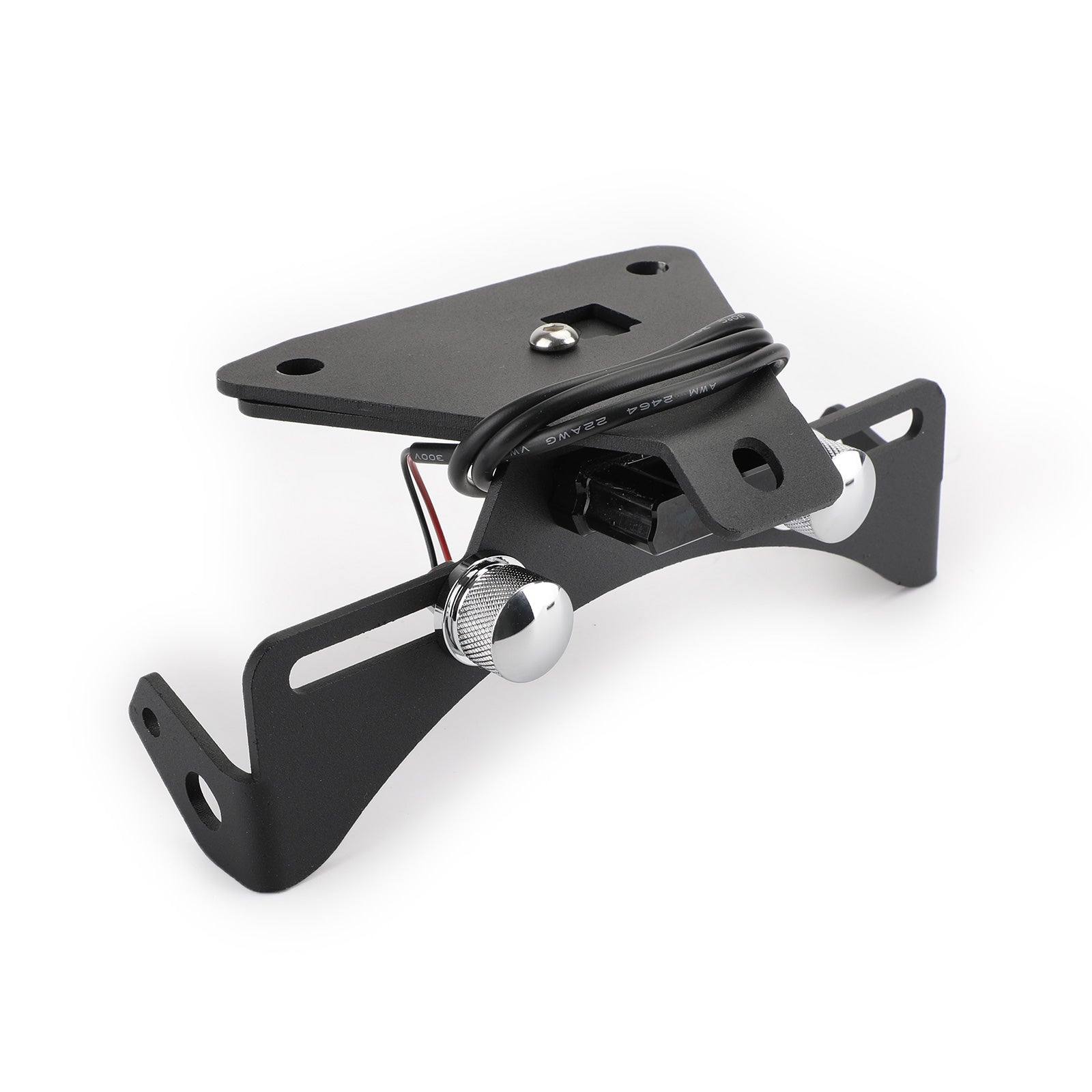 Soporte para placa de matrícula para Aprilia RSV4/R/RF 09-19 Tuono V4 RS4 50 11-19 Genérico