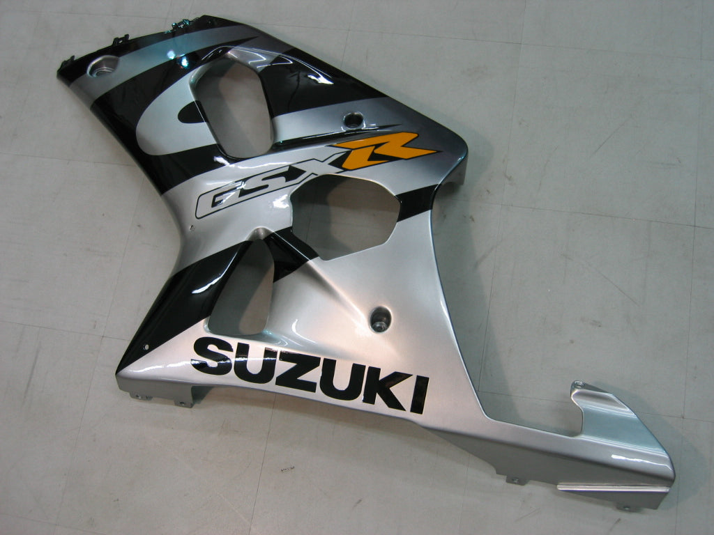 Carenados Amotopart 2000-2002 Suzuki GSXR 1000 Plata y Negro Genérico