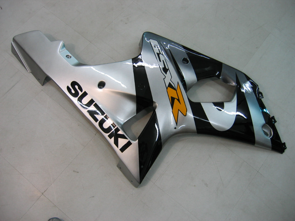 Carénages Amotopart 2000-2002 Suzuki GSXR 1000 Silver &amp; Black Generic