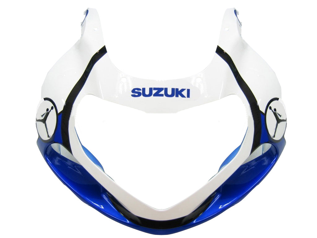 Carénages Amotopart 2000-2002 Suzuki GSXR 1000 Blanc &amp; Bleu Jordan Generic