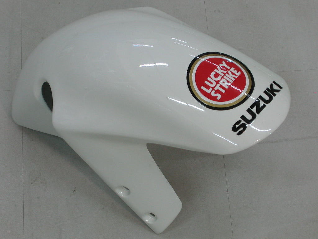 Amotopart Carene 2000-2002 Suzuki GSXR 1000 Bianco &amp; Rosso Lucky Strike Generico