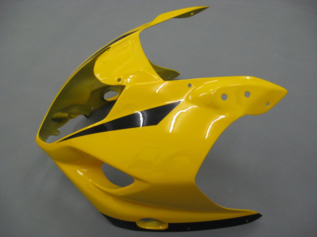 Amotopart Carénages 2003-2004 Suzuki GSXR 1000 Jaune &amp; Noir GSXR Generic